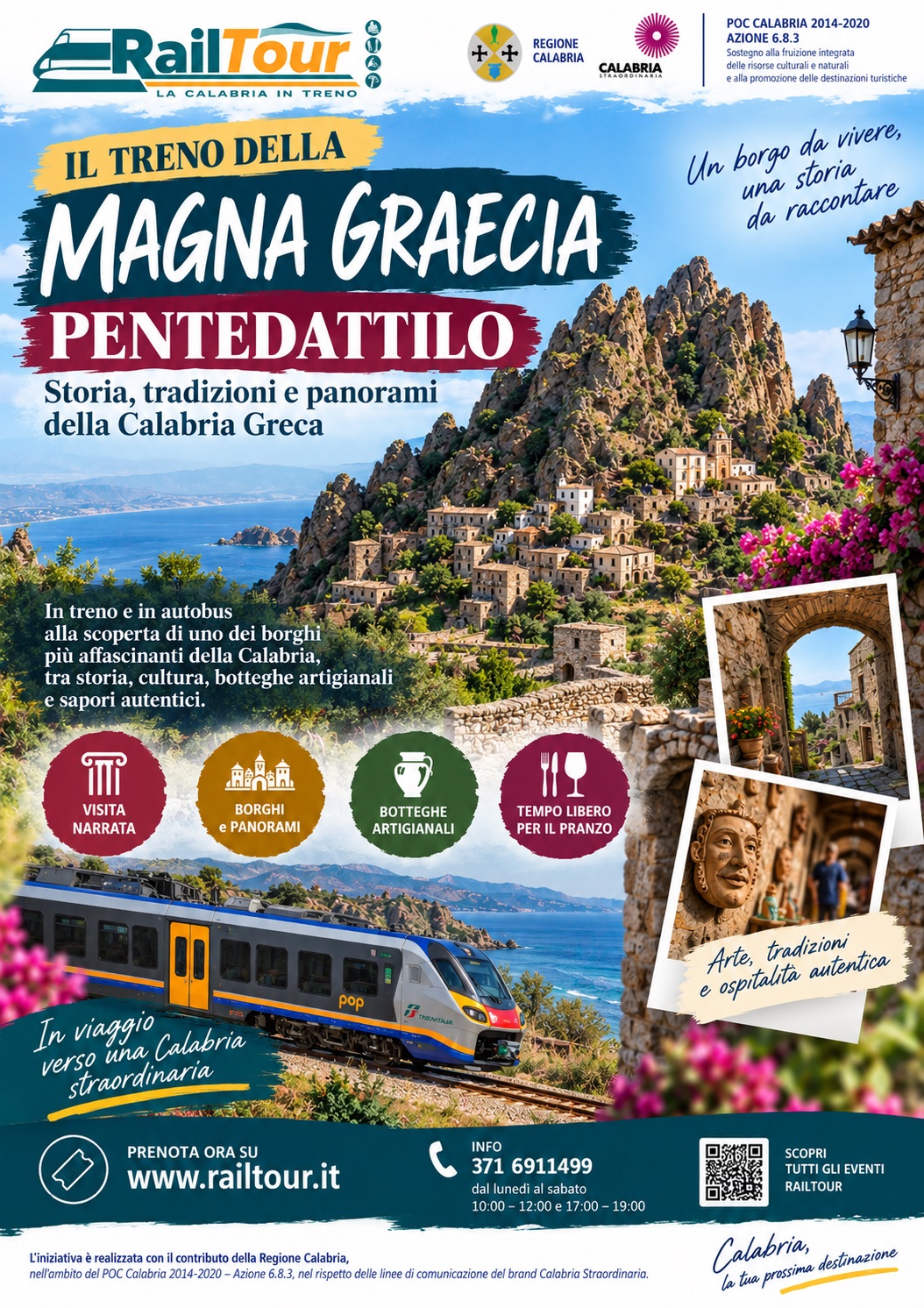IL TRENO DELLA MAGNA GRAECIA – PENTEDATTILO